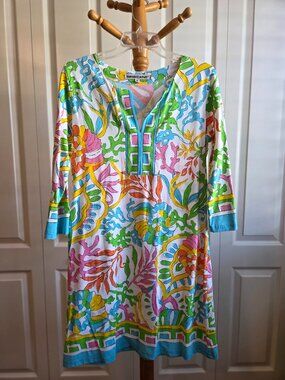 Barbara Gerwit size M multi-color dress